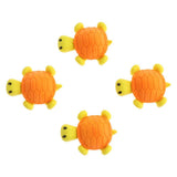 Max 4pcs Cartoon Animal Little Turtle Cute Stationery Eraser Yellow - Aladdin Shoppers