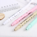 Max 4Pcs School Office Cute Cat Gel Pens Ball Point Pens Blue - Aladdin Shoppers