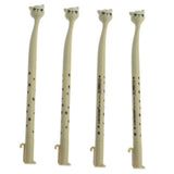 Max 4Pcs School Office Cute Cat Gel Pens Ball Point Pens Gray - Aladdin Shoppers