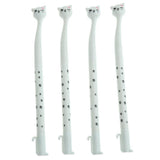 Max 4Pcs School Office Cute Cat Gel Pens Ball Point Pens White - Aladdin Shoppers