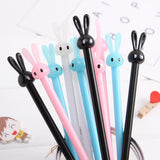 Max 4Pcs School Office Cute Rabbit Gel Pens Ball Point Pen Roller pen Light Blue - Aladdin Shoppers