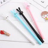 Max 4Pcs School Office Cute Rabbit Gel Pens Ball Point Pen Roller pen Light Blue - Aladdin Shoppers