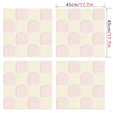 Max 4Pcs Self Adhesive Mosaic Brick Pattern Vinyl Tile Sticker Wall Paper Panels i - Aladdin Shoppers