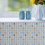Max 4Pcs Self Adhesive Mosaic Brick Pattern Vinyl Tile Sticker Wall Paper Panels n - Aladdin Shoppers