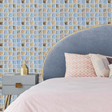 Max 4Pcs Self Adhesive Mosaic Brick Pattern Vinyl Tile Sticker Wall Paper Panels n - Aladdin Shoppers