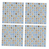 Max 4Pcs Self Adhesive Mosaic Brick Pattern Vinyl Tile Sticker Wall Paper Panels n - Aladdin Shoppers