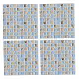 Max 4Pcs Self Adhesive Mosaic Brick Pattern Vinyl Tile Sticker Wall Paper Panels n - Aladdin Shoppers