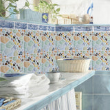 Max 4Pcs Self Adhesive Mosaic Brick Pattern Vinyl Tile Sticker Wall Paper Panels o - Aladdin Shoppers
