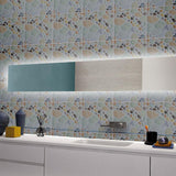 Max 4Pcs Self Adhesive Mosaic Brick Pattern Vinyl Tile Sticker Wall Paper Panels o - Aladdin Shoppers