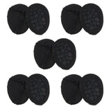 Max 5 Pairs Half Forefoot Cushion Forefoot Pad High Heel insoles Pain Ease Black - Aladdin Shoppers