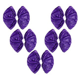 Max 5 Pairs Waterproof Shoe Covers Washable Reusable Non Slip Overshoes Purple - Aladdin Shoppers