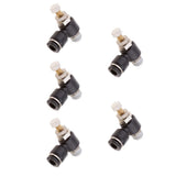 Max 5 Pieces DSL-L6-01 Elbow Push In Pneumatic Fittings for Air Water Hose Tube - Aladdin Shoppers