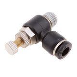 Max 5 Pieces DSL-L6-01 Elbow Push In Pneumatic Fittings for Air Water Hose Tube - Aladdin Shoppers