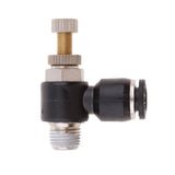 Max 5 Pieces DSL-L6-02 Elbow Push In Pneumatic Fittings for Air Water Hose Tube - Aladdin Shoppers