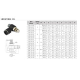 Max 5 Pieces DSL-L6-02 Elbow Push In Pneumatic Fittings for Air Water Hose Tube - Aladdin Shoppers