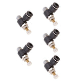 Max 5 Pieces DSL-L6-02 Elbow Push In Pneumatic Fittings for Air Water Hose Tube - Aladdin Shoppers