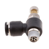 Max 5 Pieces DSL-L6-02 Elbow Push In Pneumatic Fittings for Air Water Hose Tube - Aladdin Shoppers