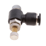 Max 5 Pieces DSL-L6-02 Elbow Push In Pneumatic Fittings for Air Water Hose Tube - Aladdin Shoppers