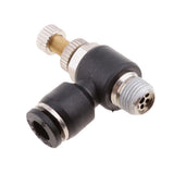 Max 5 Pieces DSL-L6-02 Elbow Push In Pneumatic Fittings for Air Water Hose Tube - Aladdin Shoppers