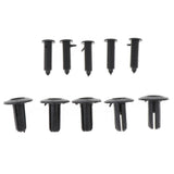 Max 500Pcs Car Plastic Rivets 7mm Hole Dia Fastener Fender Bumper Push Pin Clip - Aladdin Shoppers