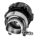 Max 50MM ALUMINUM TURBOCHARGER 360 VENT BLOW OFF VALVE 35PSI BOOST+FLANGE Black