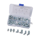 Max 50pcs 1/4" 1/8" Hydraulic Grease Zerk Fitting SAE Kit Straight 90 45 Degree - Aladdin Shoppers