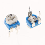 Max 50x 10 Values Linear Trimmer Potentiometer Variable Resistor 3 Terminal 1M - Aladdin Shoppers