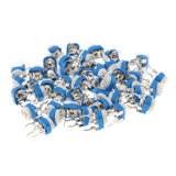 Max 50x 10 Values Linear Trimmer Potentiometer Variable Resistor 3 Terminal 1M - Aladdin Shoppers