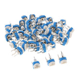 Max 50x 10 Values Linear Trimmer Potentiometer Variable Resistor 3 Terminal 1M - Aladdin Shoppers