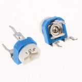 Max 50x 10 Values Linear Trimmer Potentiometer Variable Resistor 3 Terminal 1M - Aladdin Shoppers