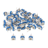 Max 50x 10 Values Linear Trimmer Potentiometer Variable Resistor 3 Terminal 500K - Aladdin Shoppers