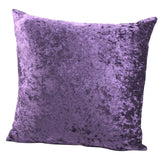 Max 50x50cm Square Short Plush Velvet Throw Cushion Cover For Sofa Dark Purple - Aladdin Shoppers