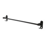 Max 59 cm aluminum black matte bathroom towel rack with hooks Black_1 bar - Aladdin Shoppers