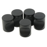 Max 5pack Cylindroid Drawer Pull Handle Door Cabinet Knobs Black-21x17mm - Aladdin Shoppers