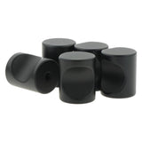 Max 5pack Cylindroid Drawer Pull Handle Door Cabinet Knobs Black-21x17mm - Aladdin Shoppers