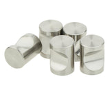 Max 5pack Cylindroid Drawer Pull Handle Door Cabinet Knobs Nickel-25x18mm - Aladdin Shoppers