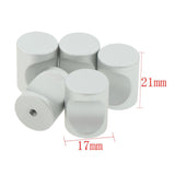 Max 5pack Cylindroid Drawer Pull Handle Door Cabinet Knobs White-21x17mm - Aladdin Shoppers