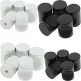 Max 5pack Cylindroid Drawer Pull Handle Door Cabinet Knobs White-23x18mm - Aladdin Shoppers