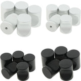 Max 5pack Cylindroid Drawer Pull Handle Door Cabinet Knobs White-23x18mm - Aladdin Shoppers