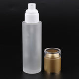 Max 5Pcs Glass spray Bottle Refillable Cosmetic Container Leakproof 80ml Golden - Aladdin Shoppers
