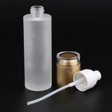 Max 5Pcs Glass spray Bottle Refillable Cosmetic Container Leakproof 80ml Golden - Aladdin Shoppers