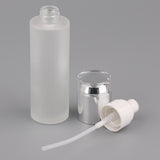 Max 5Pcs Glass spray Bottle Refillable Cosmetic Container Leakproof 80ml Silver - Aladdin Shoppers