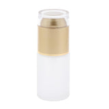 Max 5Pcs Glass spray Bottles Refillable Cosmetic Container Leakproof 30ml Golden - Aladdin Shoppers