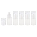 Max 5Pcs Glass spray Bottles Refillable Cosmetic Container Leakproof 30ml Silver - Aladdin Shoppers