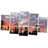 Max 5Pcs Wall Painting Modern Decoration Living Room Canvas Prints Coconut Tree - Aladdin Shoppers