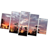 Max 5Pcs Wall Painting Modern Decoration Living Room Canvas Prints Coconut Tree - Aladdin Shoppers
