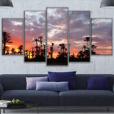 Max 5Pcs Wall Painting Modern Decoration Living Room Canvas Prints Coconut Tree - Aladdin Shoppers