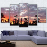 Max 5Pcs Wall Painting Modern Decoration Living Room Canvas Prints Coconut Tree - Aladdin Shoppers