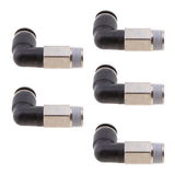 Max 5X Air Water Hose Tube Threads Bend Fitting Pneumatic Push In DPLL-G-L10-03 - Aladdin Shoppers