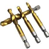 Max 6 Piece M3 M4 M5 M6 M8 M10 HSS Tap Drill Bit Assortment - Aladdin Shoppers